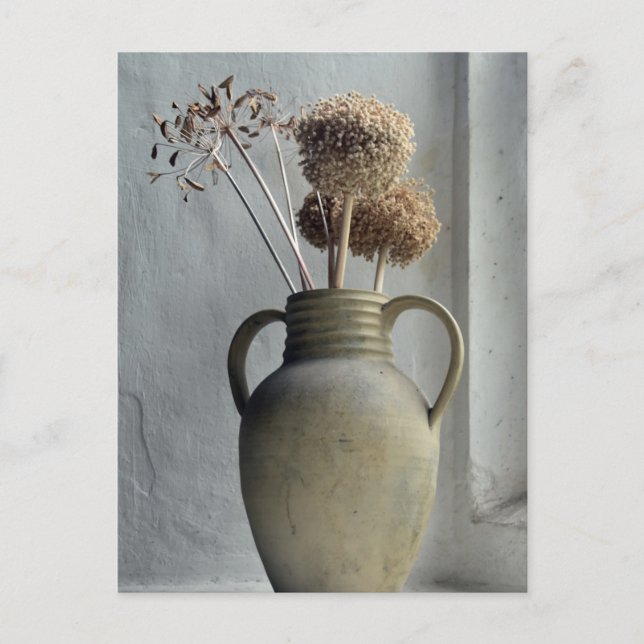 Cartão Postal Flowers | Dried Flower Vase (Frente)