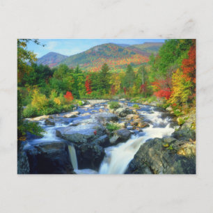 Cartão Postal Flume Falls   Montanhas Adirondack