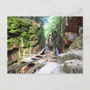 Cartão Postal Flume Gorge New Hampshire Postcard