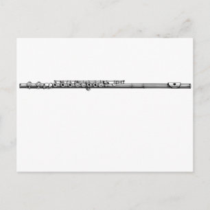 Cartão Postal Flute