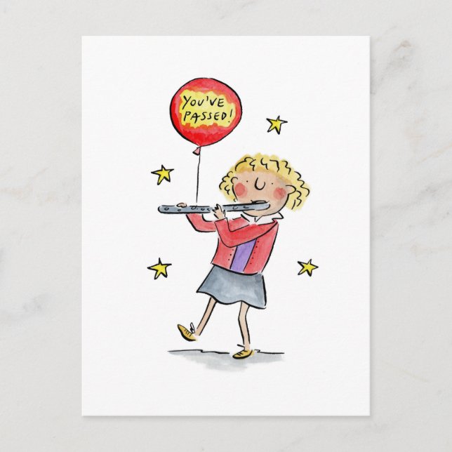 Cartão Postal Flute (Frente)