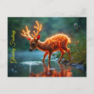 Cartão Postal Fluxo de bebida mágica de cervejas