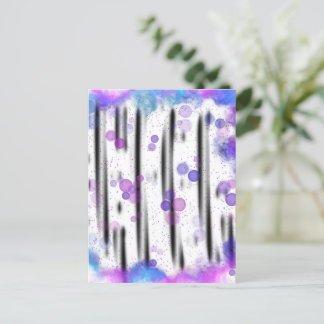 Cartão Postal Fluxo de Bolhas Cósmicas