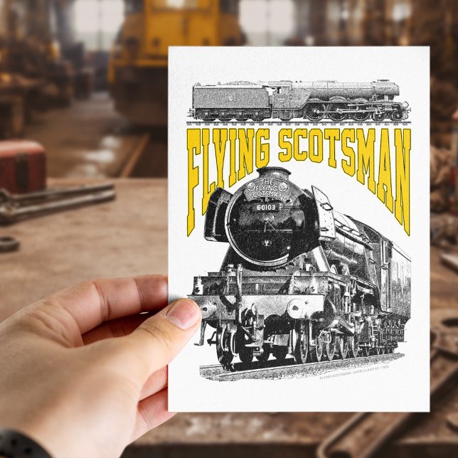Cartão Postal Flying Scotsman Steam Locomotive. 1923 LNER Train (Flying Scotsman Steam Locomotive. 1923 LNER Train. Postcard)
