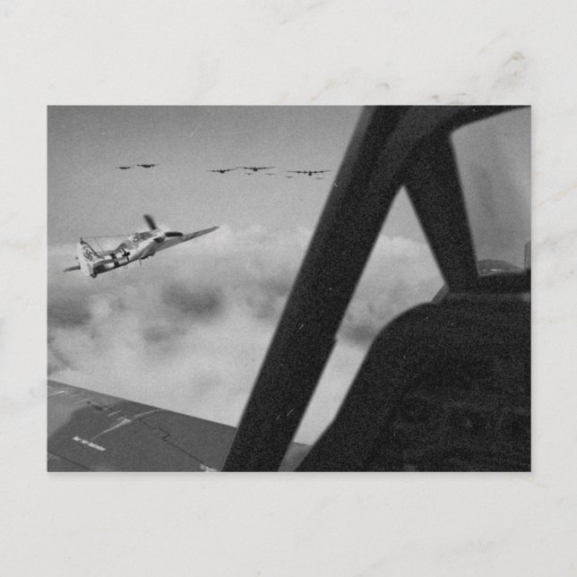 Cartão Postal Focke-Wulf 190D Combatem Perto. (Frente)