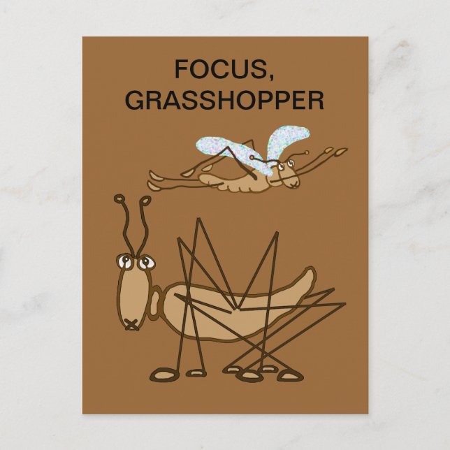 CARTÃO POSTAL FOCUS GRASSHOPPER (Frente)