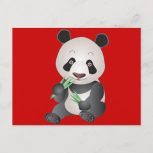 Cartão Postal Fofinho Panda