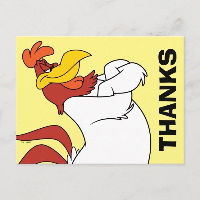 Cartão Postal Foghorn Leghorn Arms Crossed (Frente)