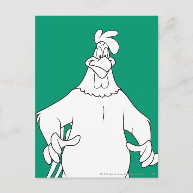 Cartão Postal Foghorn Leghorn Standpose (Frente)