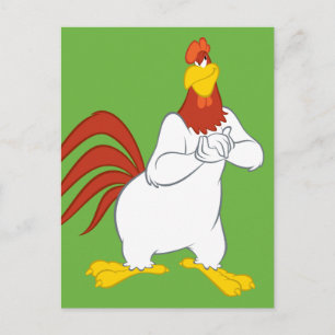 Cartão Postal Foghorn Leghorn Stare Mischievous