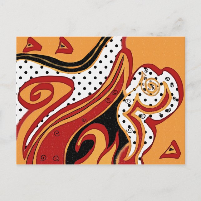 Cartão Postal Fogo (Frente)