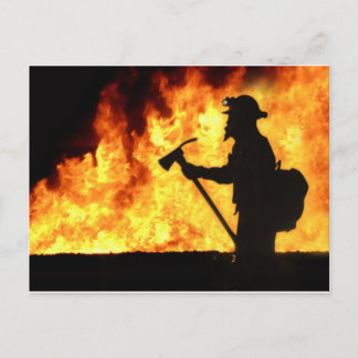 Cartão Postal Fogo da floresta