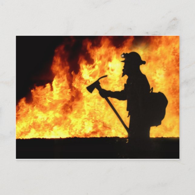 Cartão Postal Fogo da floresta (Frente)