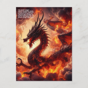 Cartão Postal Fogo de Dragão