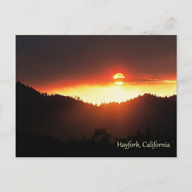 Cartão Postal Fogo de Wallow em 2007 (Frente)