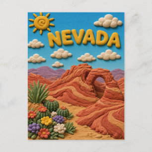 Cartão Postal Fogo do Vale de Nevada Moderno KLAYKOO