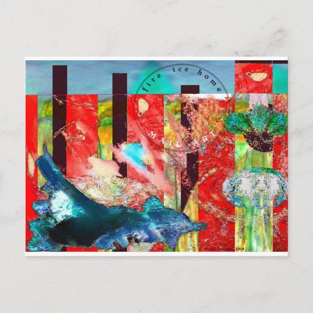 Cartão Postal Fogo Ice Home (Frente)