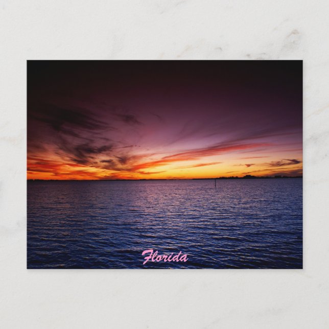 Cartão Postal Fogo Roxo (Frente)