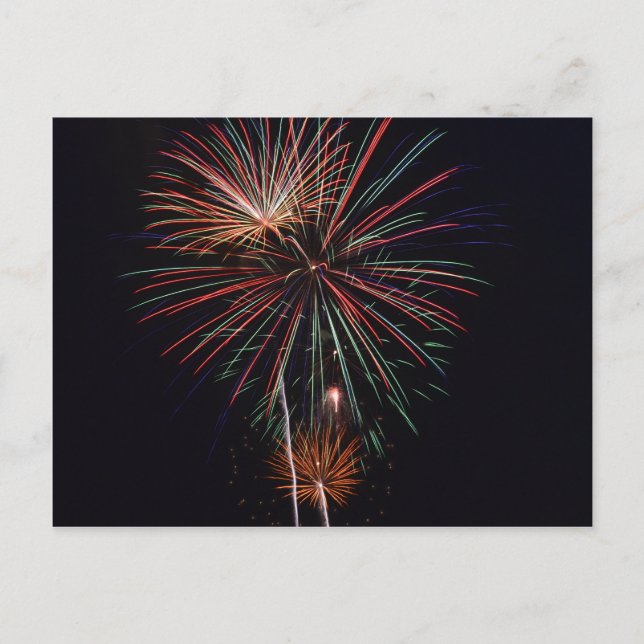 Cartão Postal Fogos de artifício (Frente)