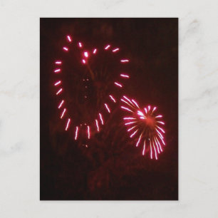 Cartão Postal fogos de artifício