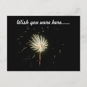 Cartão Postal Fogos de Artifício 1