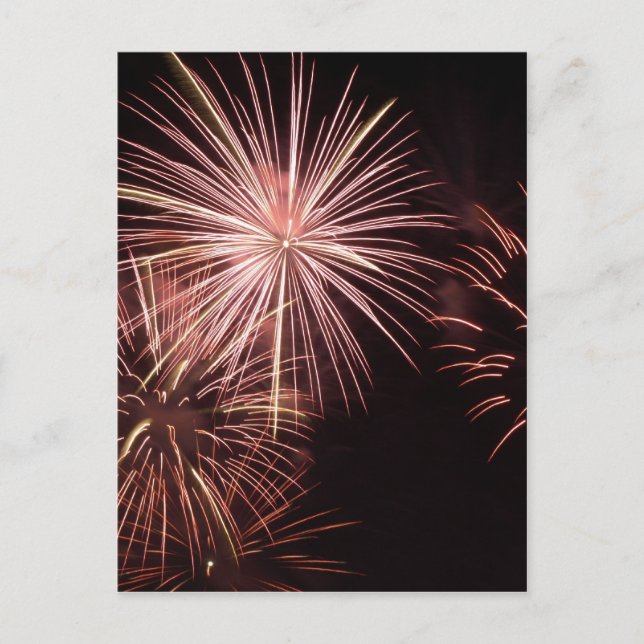 Cartão Postal Fogos-de-artifício 8 (Frente)