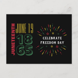 Cartão Postal Fogos de artifício da História Negra
