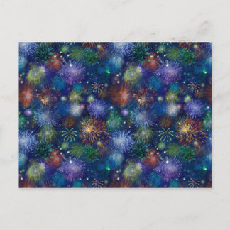 Cartão Postal Fogos de artifício de celebração