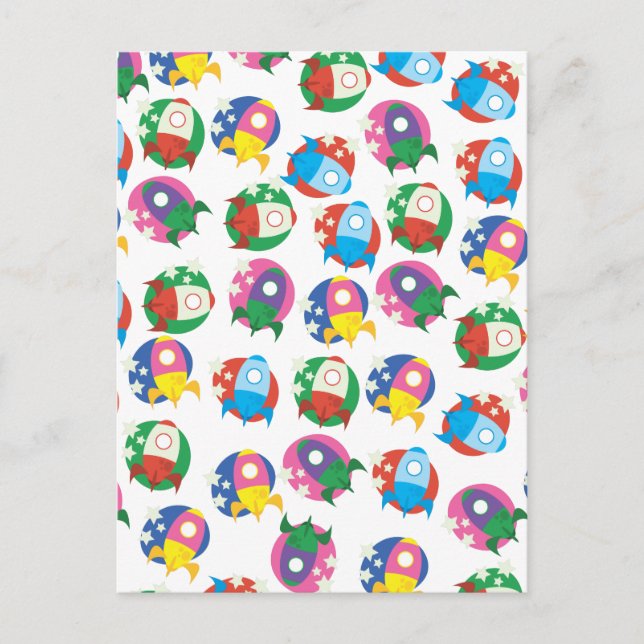 Cartão Postal Foguetes (Frente)