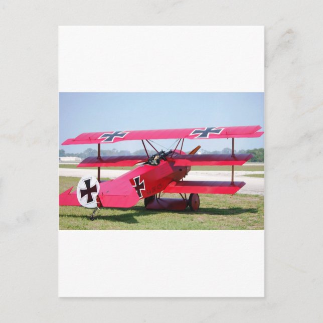 Cartão Postal Fokker (Frente)