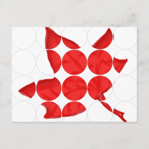 Cartão Postal Folha Canadense