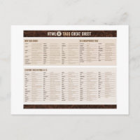 Folha de Compartilhamento de Etiquetas HTML5