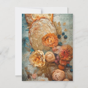 Cartão Postal Folha de pão