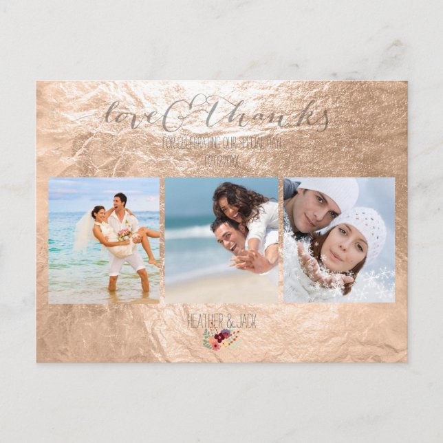 Cartão Postal Folha/fotos/obrigado de champanhe do PixDezines (Frente)