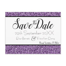 Folha Roxa Guardar Cartão-Postal de Data
