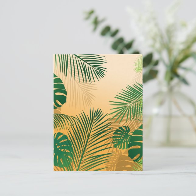 Cartão Postal Folhas 4 (Em pé/Frente)