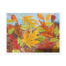 Folhas Coloridas de Outono