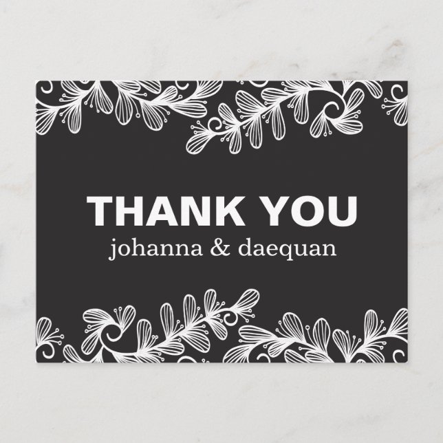 Cartão Postal Folhas de Rabiscos (Frente)