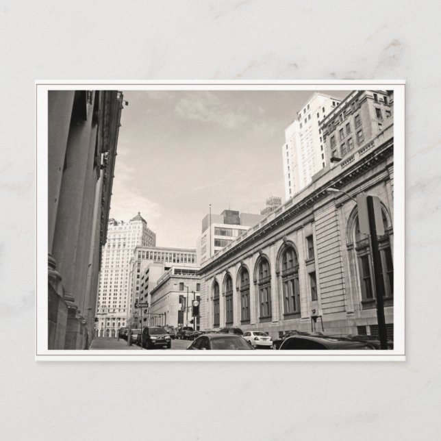 Cartão Postal FOLHAS DE RUA por DIG-ITDETROIT (Frente)