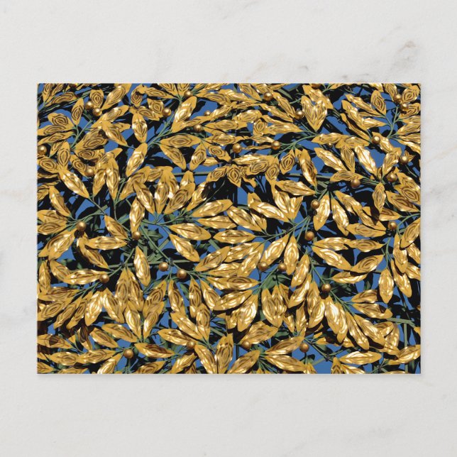 Cartão Postal Folhas Douradas (Frente)