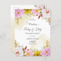 Folhas Florais de Aquarela