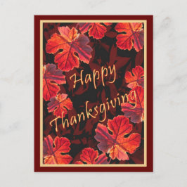 Cartão Postal Folhas Sunny Fall