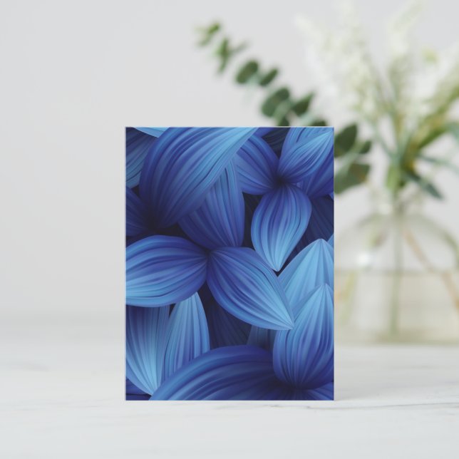 Cartão Postal Folhas tropicais 12 (Em pé/Frente)