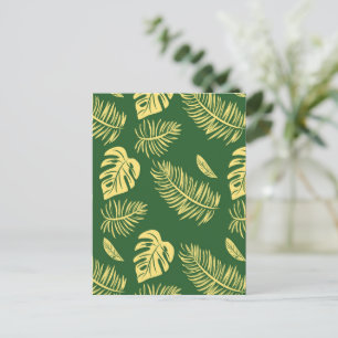 Cartão Postal Folhas tropicais 19