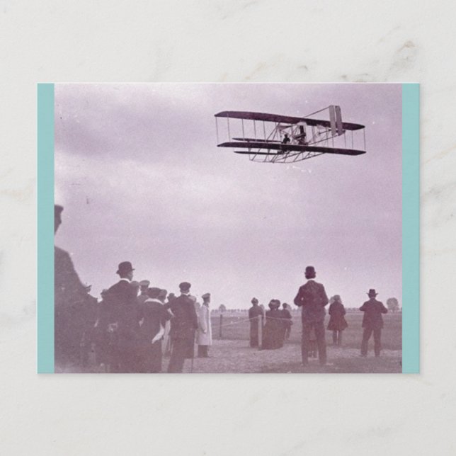 Cartão Postal Folheto Wright (Frente)