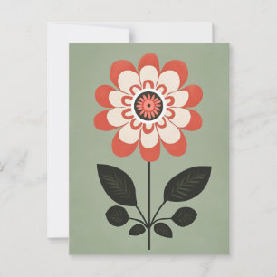 Cartão Postal Folk Bloom #236