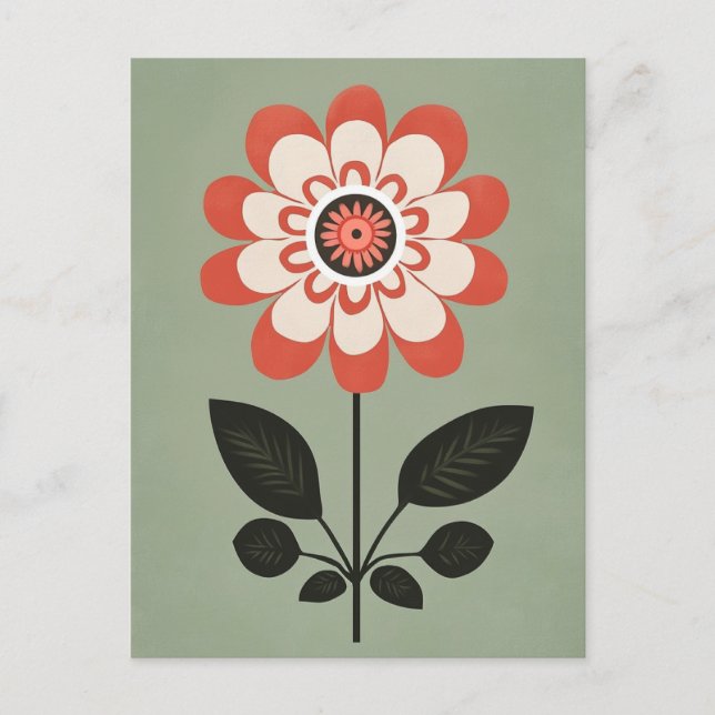 Cartão Postal Folk Bloom #236 (Frente)