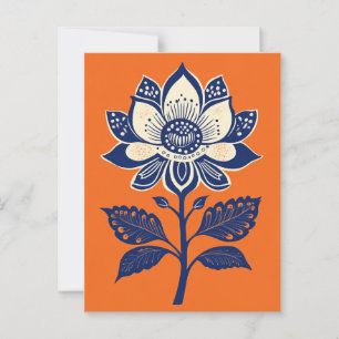 Cartão Postal Folk Bloom #237