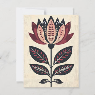 Cartão Postal Folk Bloom #248