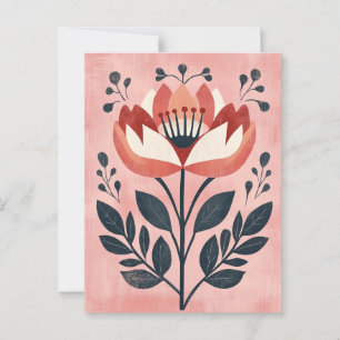 Cartão Postal Folk Bloom #253